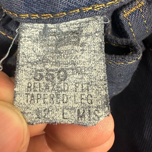 Levis 560 Womens Relaxed Fit Tapered Leg Jeans Size 12 - Picture 5 of 6